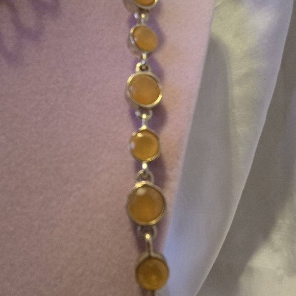 Chico's Gold Necklace with Beaded Elegance Vintage. - Picture 3 of 7